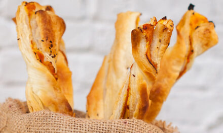 Pumpkin Puff Pastry Sticks