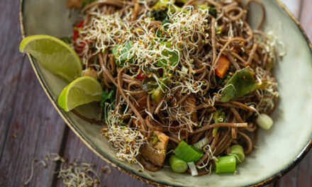 Asian Tofu Stir-Fried Noodles