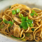 Spaghetti with Mushroom Stir-Fry