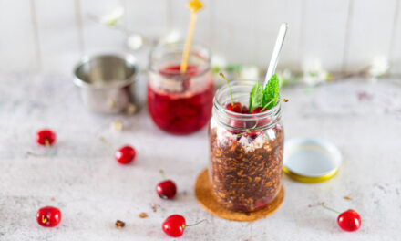 Chocolate Cherry Overnight Oats