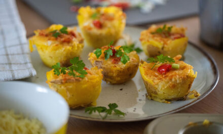 Potato Muffins with Cottage Cheese